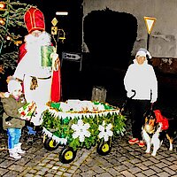 Der Kolping-Nikolaus kam zu den Kindern