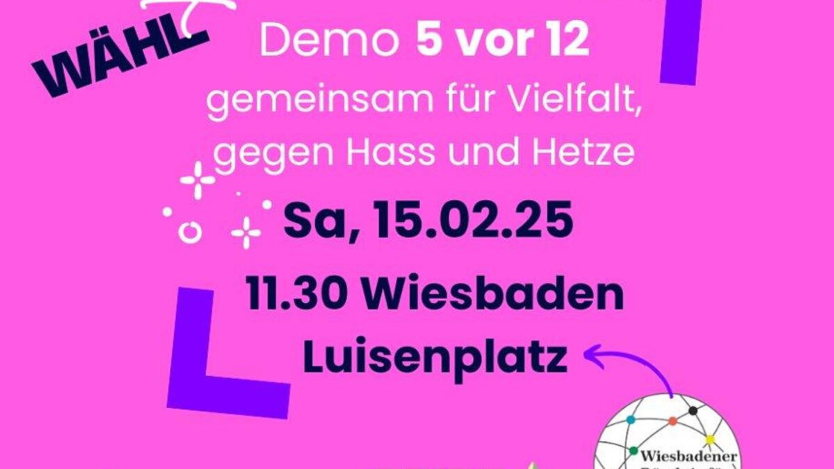 Großdemo in Wiesbaden