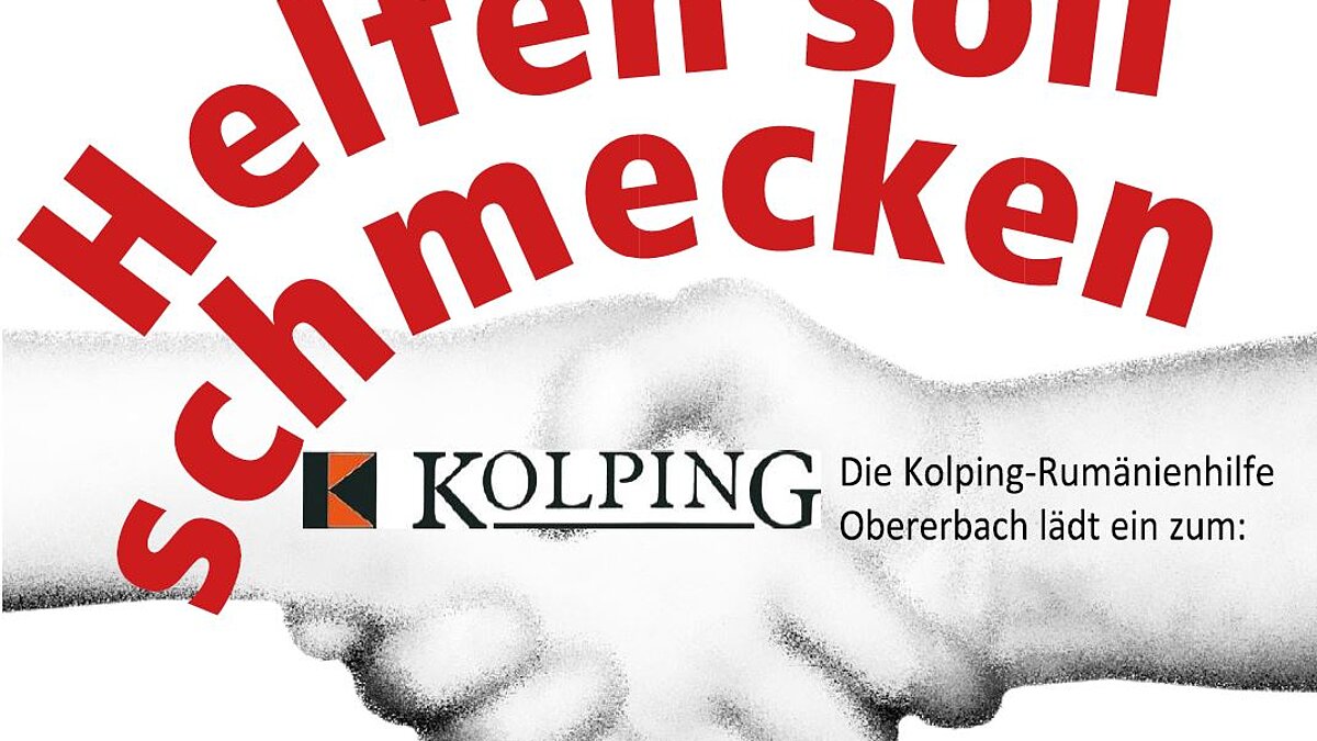 Helfen soll schmecken!